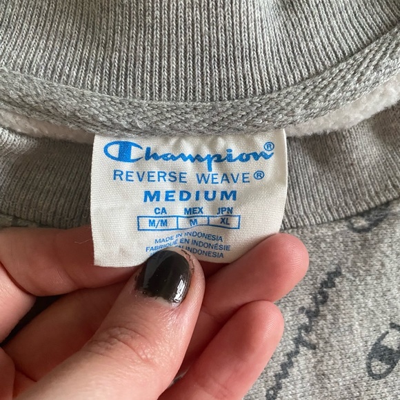 Gray Champion sweatshirt. - Picture 2 of 6
